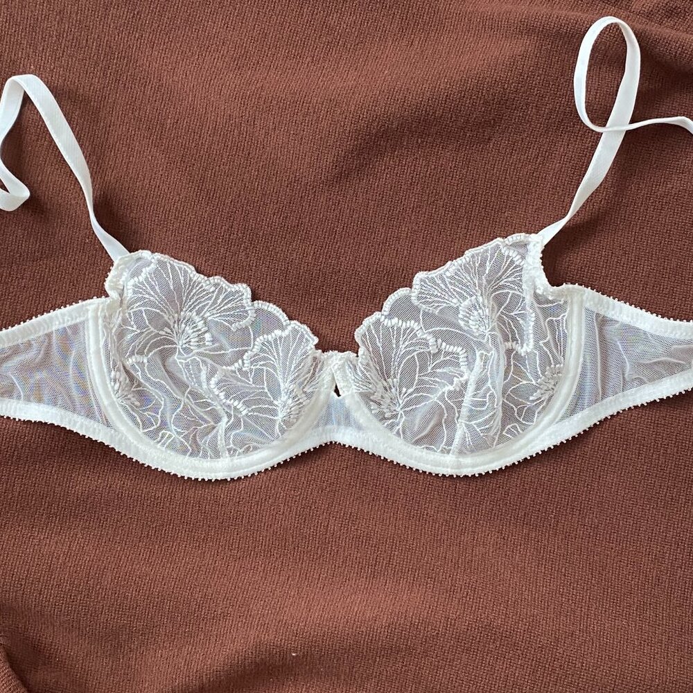 Ysé Source d'amour Half-cup bra Ivory 34A- Made in France